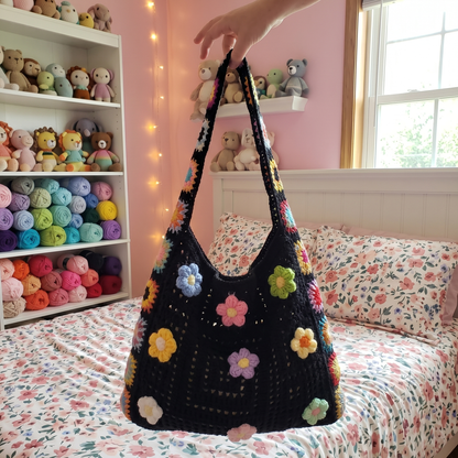 SoftPetal Crochet Tote Bag